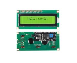 1602 (16x2) LCD Display with I2C/IIC interface - Green Backlight