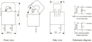 YHDC SCT016S 200A:100mA Split Core Current Transformer - Image 5
