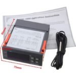 STC-1000 220V AC All Purpose Digital Temperature Controller Thermostat Module with Temperature Sensor Probe - Image 3