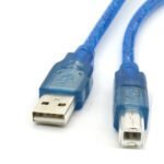 USB A To B Cable - Cable for Arduino - Blue Color - Image 3